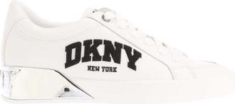 DKNY Dames/Dames Maben Varsity Leren Veterschoenen (Wit)