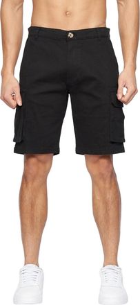 Crosshatch Heren Frentons Cargo Korte Broek (Zwart)