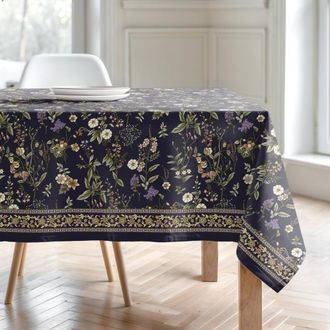 Mint Mantel 100%algod&oacute;n antimanchas estampado marino 155x200 cm