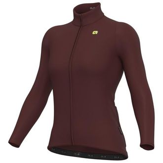 Al&eacute; R-EV1 Warm Race 2.0 L/S Jersey Velotrikot f&uuml;r Damen | braun