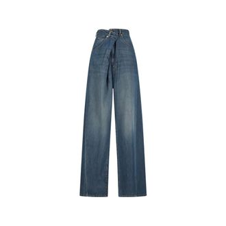 Darkpark Wide Jeans, female, Blue, Size: W25 Wide Jeans