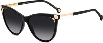 Carolina Herrera HER 0141/S 0KDX 9O Black/Gold/Dark Grey Gradient