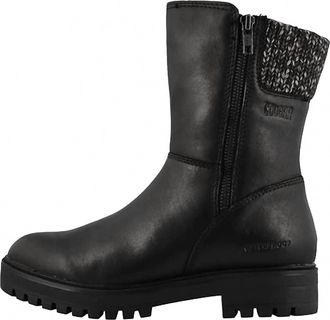 Cougar Womens Neptune Waterproof Leather Boot In Black