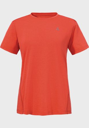 Sch&ouml;ffel Funktionsshirt SCH&Ouml;FFEL CIRC T Shirt Tauron L, Damen, Gr. 48, rot (2030, rot), Oberstoff: 100% Polyester, Rundhals, Shirts Funktionsshirt