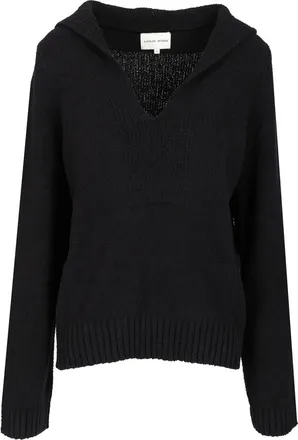 Loulou Studio Truien & Vesten, Dames, Zwart, M, Katoen, Bouclette Katoenen Trui