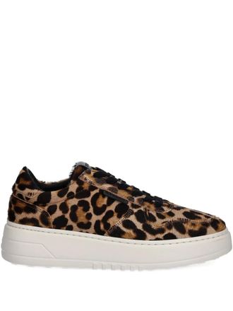 Copenhagen leopard-print sneakers - Bruin