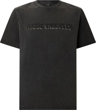 Moose Knuckles Textured Logo T-shirt