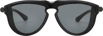 Burberry Dark Grey Shield Mens Sunglasses BE4427 411287 36