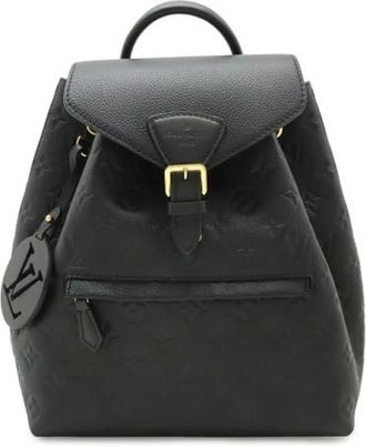 Louis Vuitton Pre-owned Vintage Monogram Empreinte Rugzak - Dames - Vintage Rugzakken - Zwart - ONE Size - Leer - Vintage