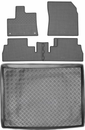 OEM Juego De Alfombrillas De Goma Para Coche Y Maletero Para Citro&euml;n Berlingo Iii Kombi A Partir De 2018