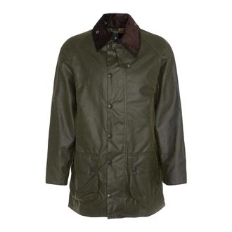 Barbour Jassen, Heren, Groen, XL, Katoen, Katoenen Jas met Stijl Mwx 0017