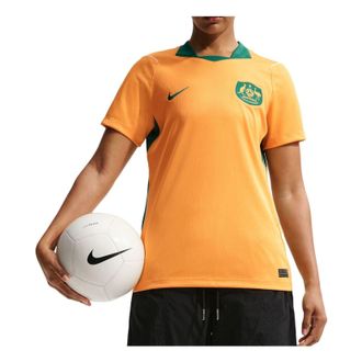 Nike (WMNS) Nike Australia 2026 Stadium Home Dri-FIT Jersey Sport Gold Mystic Green Sail IB5270-704