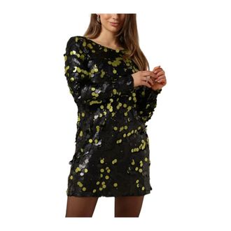 Colourful rebel Kleedjes, Dames, Veelkleurig, S, Pailletten, Pailletten Feestjurk