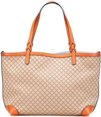 Gucci Pre-owned Gucci Medium Diamante Canvas Craft Tote Ladies 247209 493075