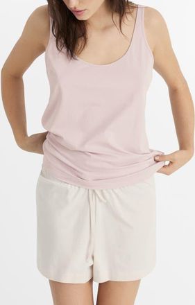 Mango Cotton Lounge Camisole in Pink at Nordstrom, Size Medium