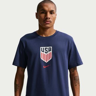 Nike USMNT Nike Mens Soccer T-Shirt in Blue | IH2194-410