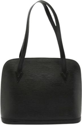 Louis Vuitton Pre-owned Handbags, female, Black, Size: ONE SIZE Pre-owned Leather Handbag
