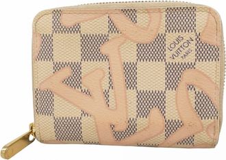 Louis Vuitton Pink White Coin Purse/Coin Case (Pre-Owned)