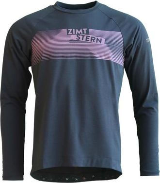 Zimtstern Spunz Shirt L/S Velotrikot f&uuml;r Herren | blau