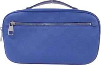 Louis Vuitton Pre-owned Belt Bags, male, Blue, Size: ONE SIZE Pre-owned Damier Infini Shoulder Bag