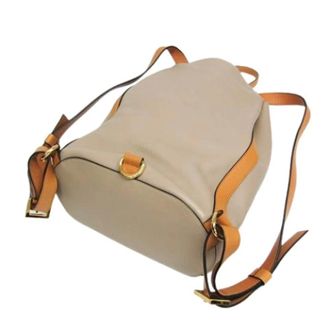 Loewe Pre-owned Backpacks, unisex, Beige, Size: ONE SIZE Pre-owned Leather Backpack