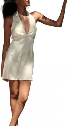 Faithfull The Brand Cydney Mini Dress In Yellow