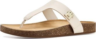 Tommy Hilfiger Tobeach Womens Sandals Ivory : 7.5 M, Faux Leather