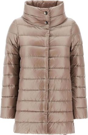 Herno Amelia Donsjas in Lichtbruin - Dames - Gewatteerde jassen - Beige - S - Jassen