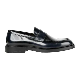 Exton Schoenen, Heren, Blauw, 41 EU, College Loafer