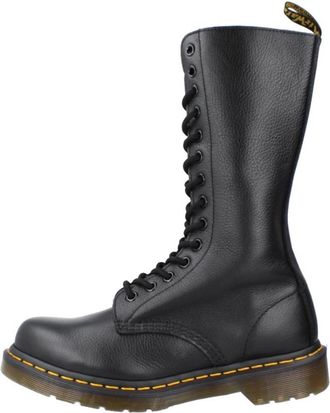 Dr. Martens Lace-up Boots - Dames - Veterlaarzen - Zwart - 36 EU - Leer - Schoenen
