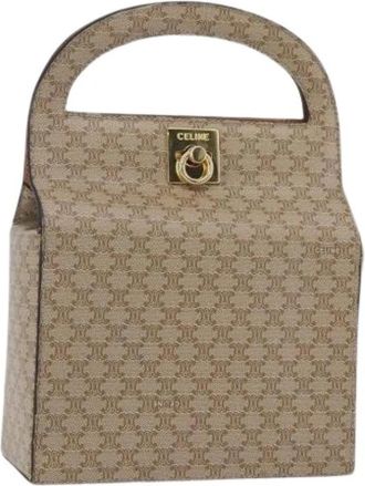 Celine Pre-owned Vintage Plastic Handtas - Dames - Vintage Handtas - Beige - ONE Size - Vintage