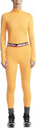 Aztech Mountain Next To Skin Base Layer Top In Orange