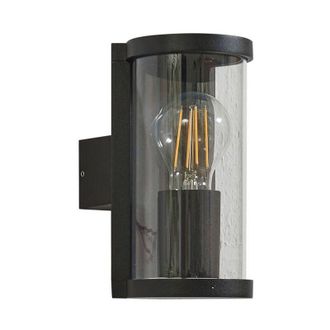 Lucande Lucande L&aacute;mpara De Pared Exterior zanta En Negro Aluminio