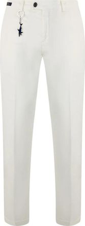 Paul & Shark Slim Pants - Heren - Chinos - Wit - 2XL - Katoen - Broeken