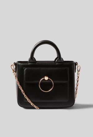 Claudie Pierlot Sac Anouck cuir lisse cha&icirc;ne