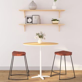 vidaXL Taburetes De Bar Gavin 2 Uds Madera Mango Maciza 45x38x53 Cm Vidaxl