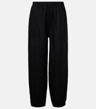 Velvet Camber linen balloon pants
