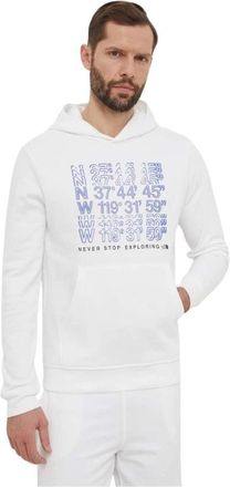 The North Face Coordinates Hoodie - Heren - Outdoor shirts - Wit - XL - Katoen - Fitness