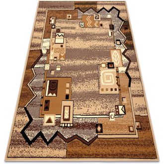 RugsX Rugsx - Carpet bcf Morad szlaczek trail, classic - beige beige 300x400 cm
