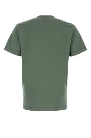 Stone Island Oceangreen Exterior: Cotton T-Shirt T-shirts And Polos