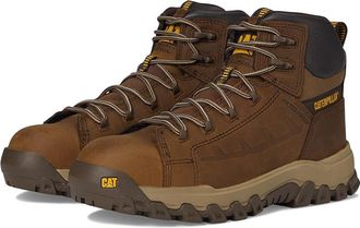 CAT Threshold Rebound Waterproof Non Metallic Composite Toe Mens Work Boots Pyramid : 10.5 D - Medium, Leather/Rubber