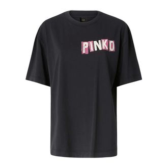 Pinko Pinko, Tops, Dames, Zwart, XS, T-Shirts