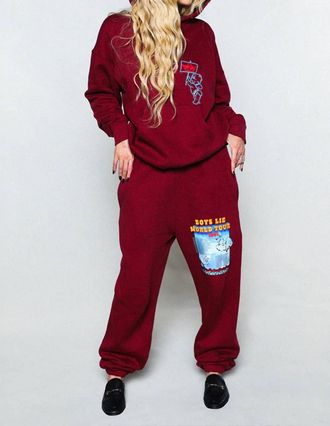 Boys Lie World Tour Round 2 Kimmy Pant In Red