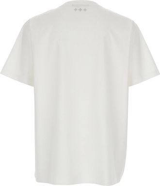 Tatras Mens T-Shirt Selo Logo Metallo White Cotton T-Shirts And Polos