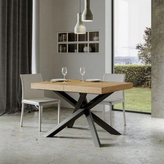Itamoby Mesa Extensible De Comedor 90 X 130 - 234 Cm Moderna Madera Volantis Wood