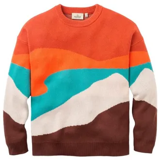 Passenger Scenic Recycled Knitted Jumper 2.0 Pullover f&uuml;r Damen | rot