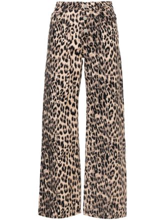 Baum Und Pferdgarten Ninia high-rise straight-leg jeans - women - Elastane/Organic Cotton - 44 - Neutrals