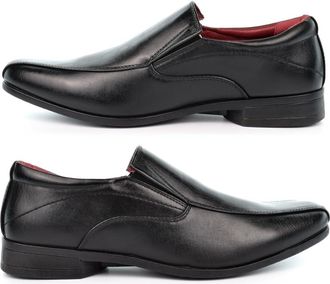 Generic Mens Extra Large Shoes Size 12 Slip On Shoe Size 8 Extra Large Shoes Mens Formal Shoe Slip On Formal Sizes 7-14 Black 12 UK