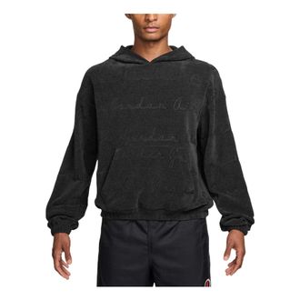 Nike Jordan Air Jordan Flight Jacquard Pullover Hoodie Black IF1837-010