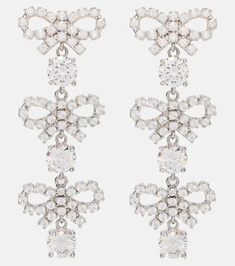 Self Portrait Micro Bow Droplet Earrings from $153.00 - on